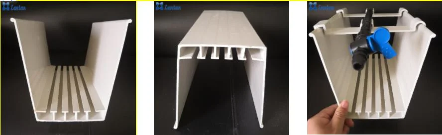 a-Frame Vertical Strawberry Hydroponic System PVC Plant Growing Gutter with Drainboard